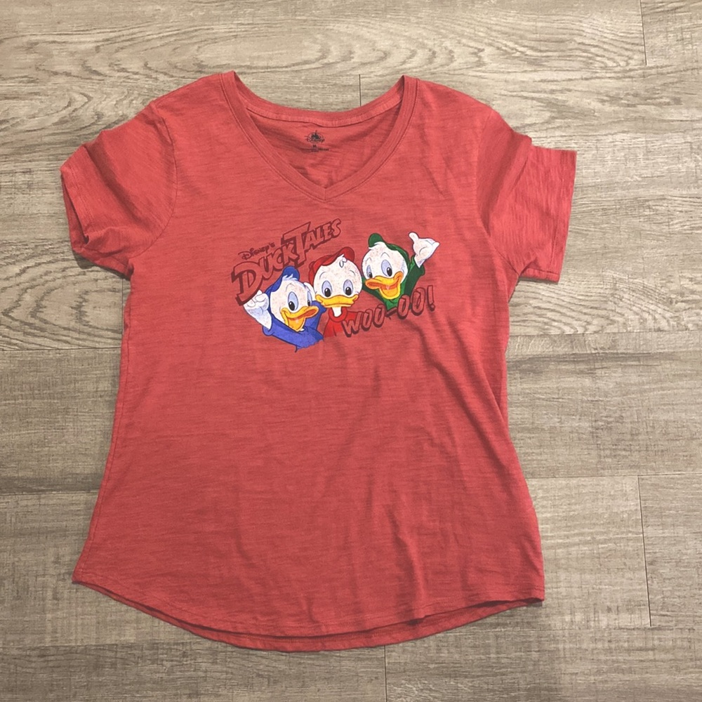 Huey, Dewey, And Louie V-Neck T-Shirt For Women – DuckTales, size M